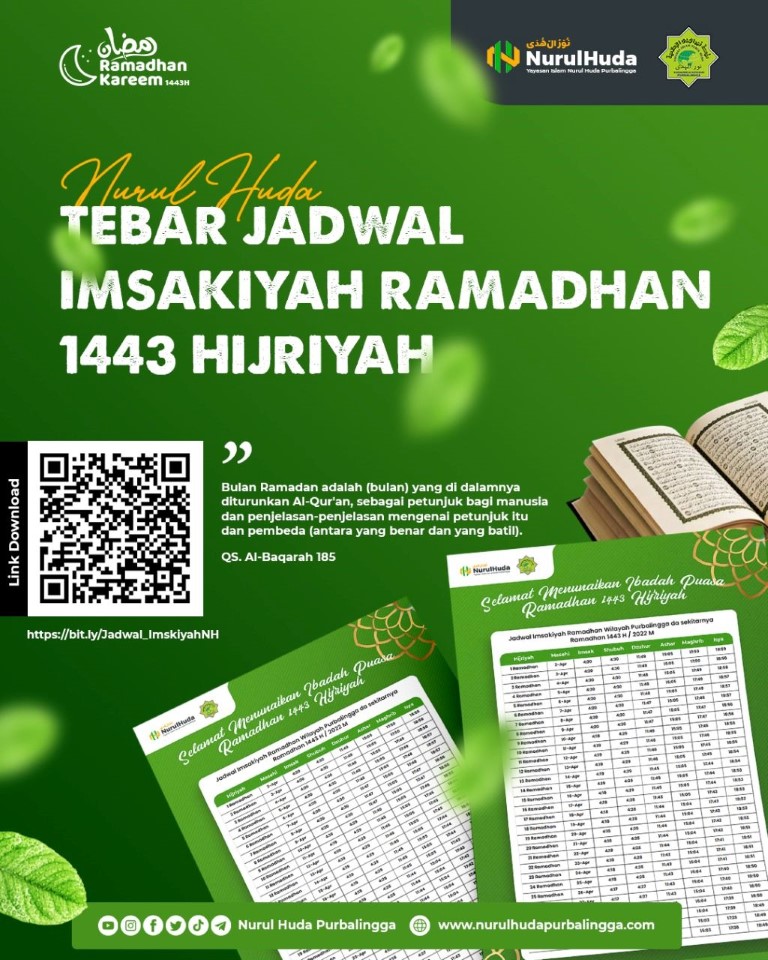 jadwal imsakiyah ramadhan 1443 H